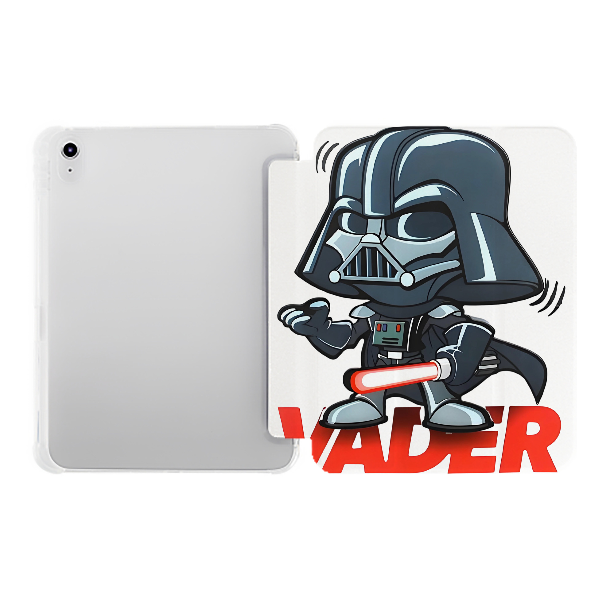 （画像用） スター・ウォーズ Star Wars IPad ケース ペン収納付き 三つ折りスタンド PUレザー×シリコン 対応機種9.5/10.5/10.9インチ